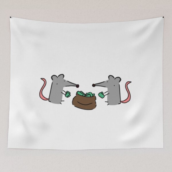 Item preview, Rats counting loot designed and sold by DecayedToast.