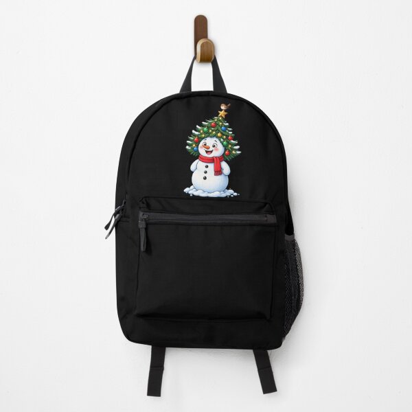 Item preview, Cute Christmas Snowman with Christmas Tree Hat and Robin | Kawaii Winter Holiday designed and sold by MrDev.