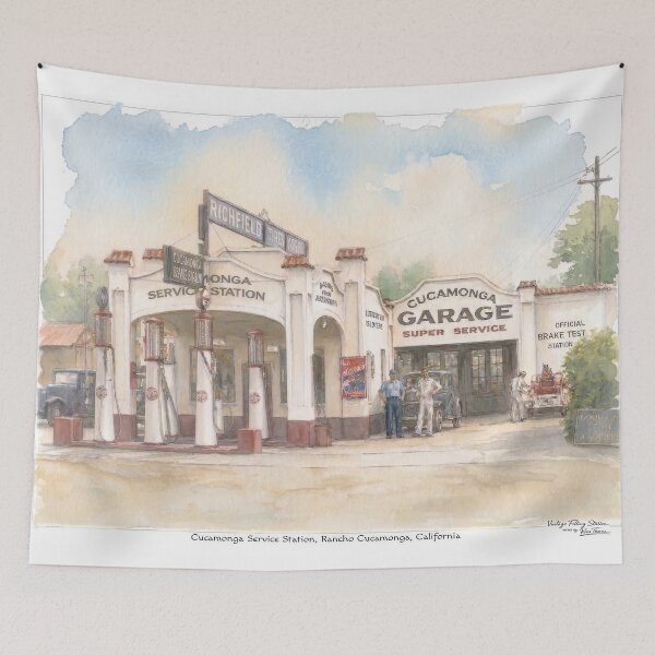 Item preview, Cucamonga Garage — California Service Station designed and sold by Russell Thorne.