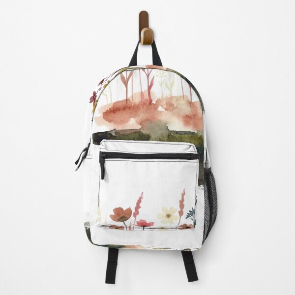 Item preview, Watercolor Wildflower Meadow in Earthy Tones designed and sold by teemsa.