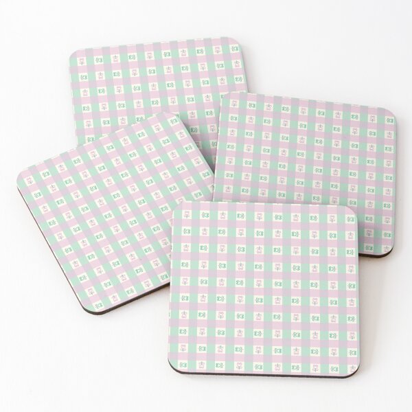 Item preview, Pink & Green Upstyled Gingham designed and sold by Digitalmyth's Designs.