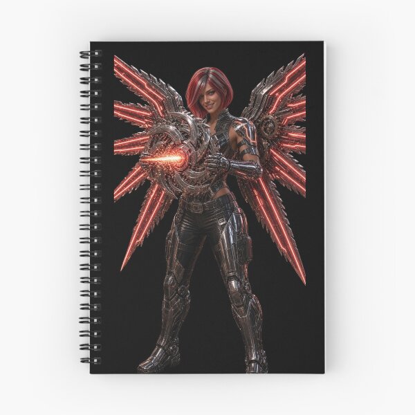 Item preview, Class #53: Cyber Circular Saw Blade Warrior Girl designed and sold by EvolutionMerch.