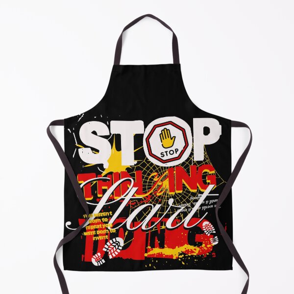 Item preview, Stop Thinking Start Doing T-Shirt, Bold Motivational Graphic Tee, Stop Sign Typography Shirt, Hustle Gift designed and sold by vec4u.