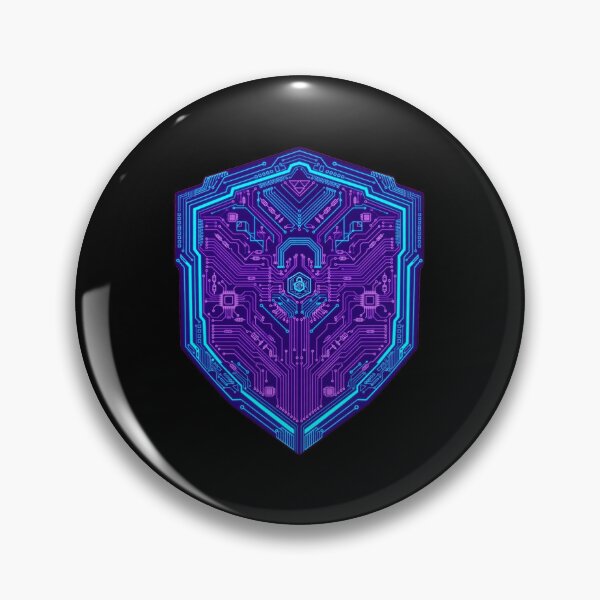 Item preview, Neon Cyber Security Shield designed and sold by cybertreat.