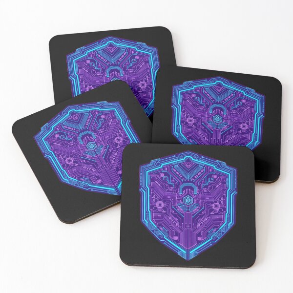 Item preview, Neon Cyber Security Shield designed and sold by cybertreat.