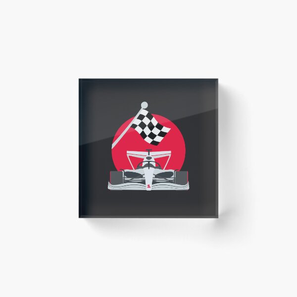 Item preview, Formula Racing Car Checkered Flag Illustration designed and sold by Dynamisa.