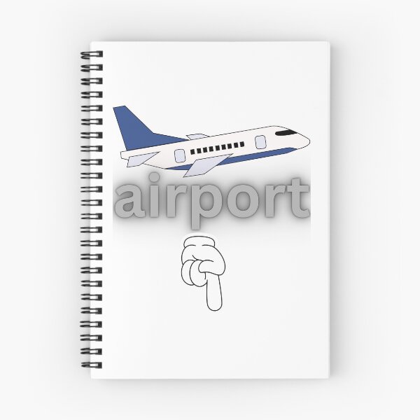 Item preview, Minimalist Airport & Airplane Illustration designed and sold by everyone cloth house.