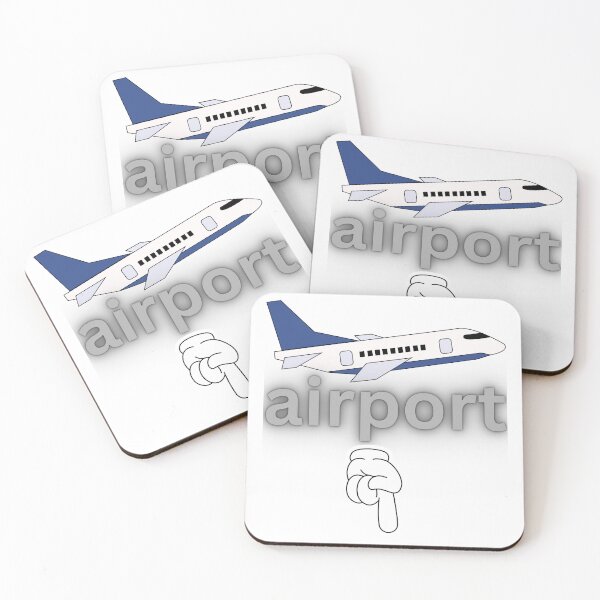 Item preview, Minimalist Airport & Airplane Illustration designed and sold by everyone cloth house.
