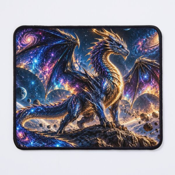 Item preview, Cosmic Galaxy Dragon – Epic Space Fantasy Dragon designed and sold by ZYVARENNE.