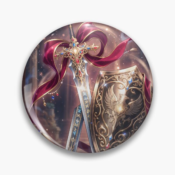 Item preview, weapon crest maroon portrait  designed and sold by Crimsonmerchant.