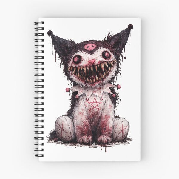 Item preview, Hello Terrifying Kitten – Kawaii Character with Giant Mouth and Fangs designed and sold by art-emissa.