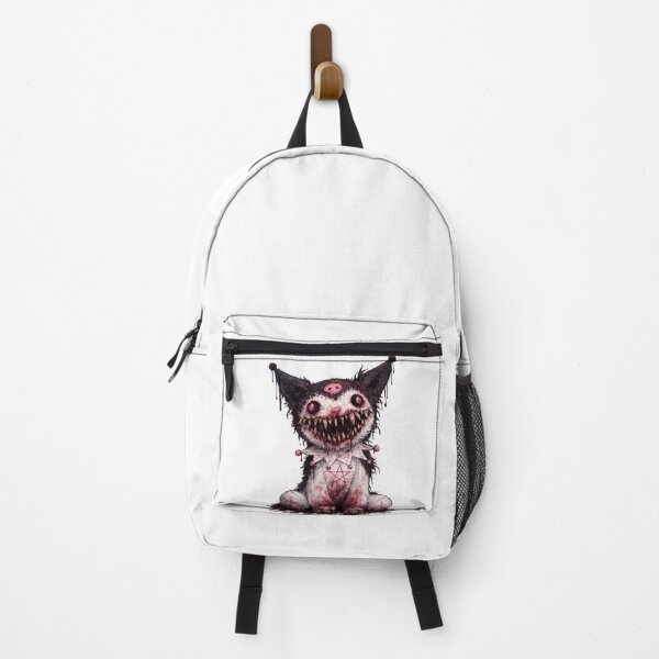Item preview, Hello Terrifying Kitten – Kawaii Character with Giant Mouth and Fangs designed and sold by art-emissa.