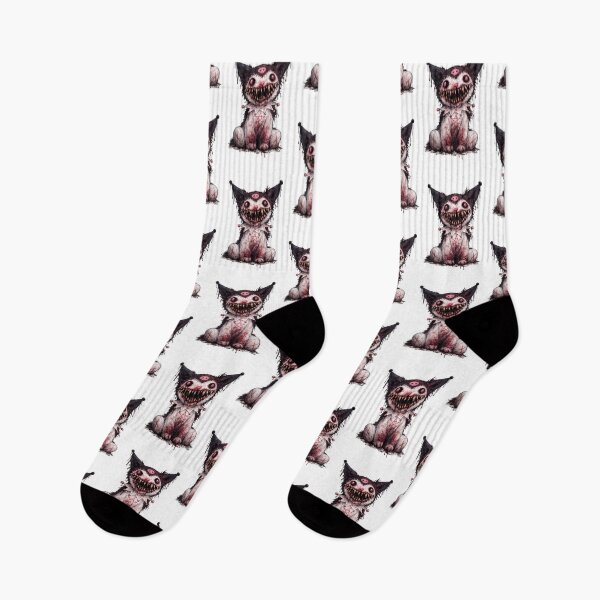 Item preview, Hello Terrifying Kitten – Kawaii Character with Giant Mouth and Fangs designed and sold by art-emissa.