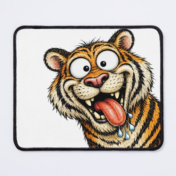 Item preview, Funny Crazy Tiger designed and sold by Sed94.