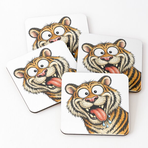 Item preview, Funny Crazy Tiger designed and sold by Sed94.