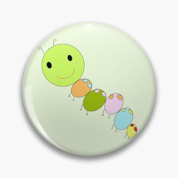 Item preview, colorful caterpillar designed and sold by CatchyMeow.