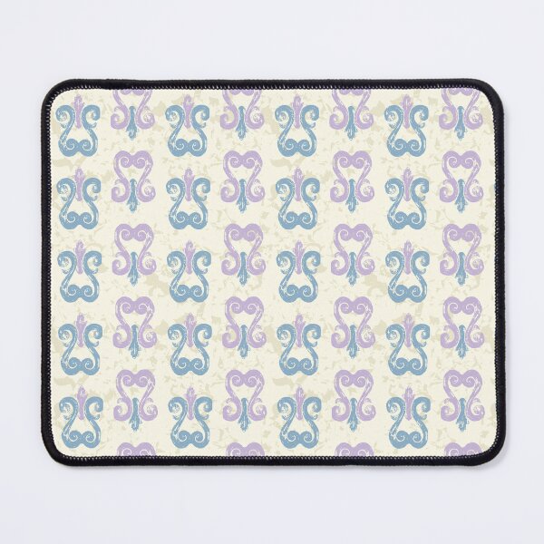 Aperçu de l'œuvre Ornements violets et bleus créée et vendue par Digitalmyth's Designs.