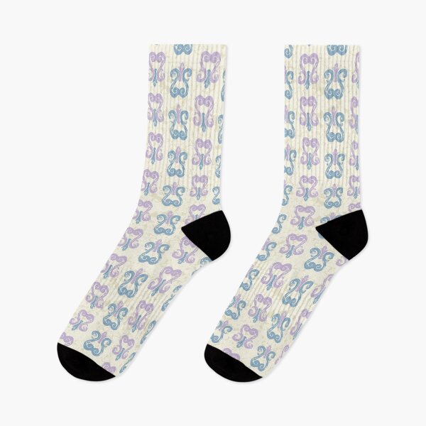 Item preview, Purple & Blue Flourishes designed and sold by Digitalmyth's Designs.