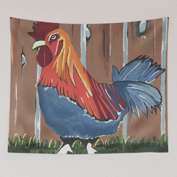Item preview, Funny Barnyard Rooster designed and sold by Sartoris Art.