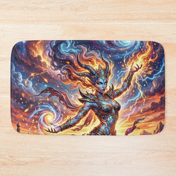 Item preview, Djinn - Arabian Fantasy Fire Spirit Art designed and sold by Lucid Dream Pixel.