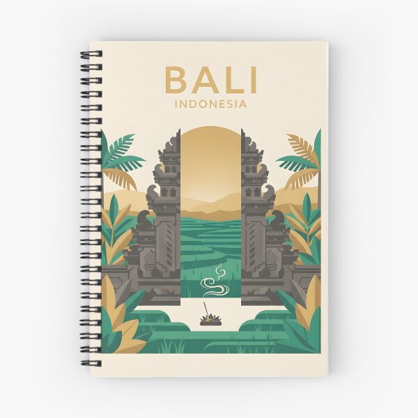 Item preview, Bali Indonesia Vintage Travel Poster - Minimalist Tropical Culture Art Print designed and sold by DuckOddity.
