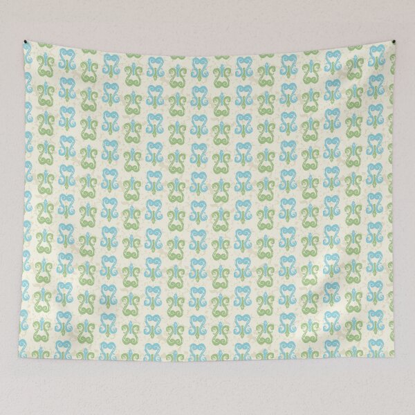 Item preview, Blue & Green Flourishes designed and sold by Digitalmyth's Designs.