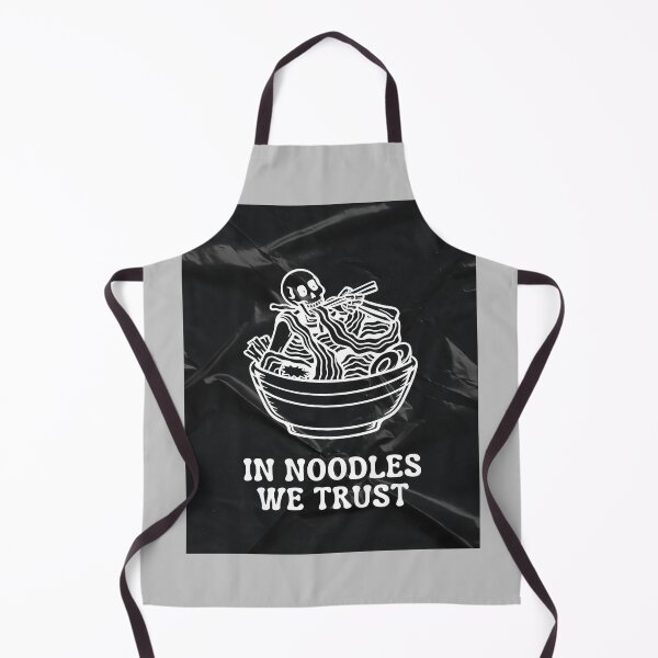 Item preview, In Noodles We Trust - Skeleton Ramen Bowl designed and sold by MiaBellaGirl.