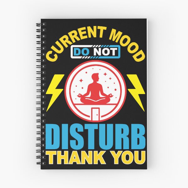 Item preview, Current Mood Do Not Disturb Thank You Funny Introvert Quote designed and sold by VibeForgeCo24.