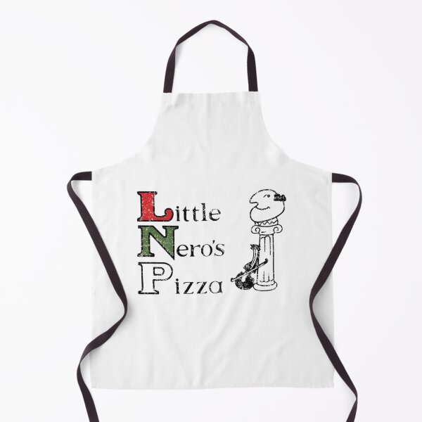 Aperçu de l'œuvre Logo vintage de Little Nero's Pizza, inspiré de Maman, j'ai raté l'avion ! créée et vendue par heckoffman.