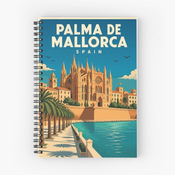 Item preview, Palma de Mallorca Spain Vintage Travel - Majorca Cathedral Art designed and sold by roam.andprint.