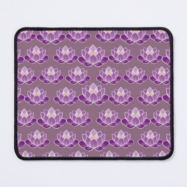 Item preview, Purple Lotus Flower Geometric Pattern designed and sold by ​Jyoti Digital Artist.