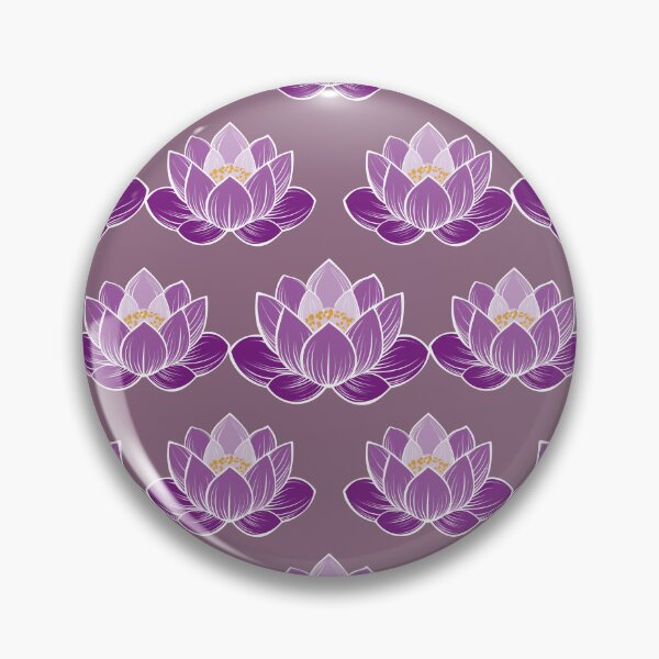 Item preview, Purple Lotus Flower Geometric Pattern designed and sold by ​Jyoti Digital Artist.