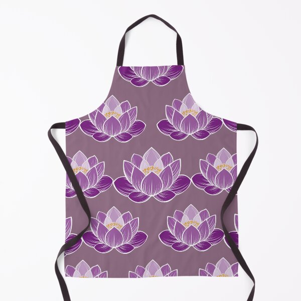 Item preview, Purple Lotus Flower Geometric Pattern designed and sold by Jyoti Digital Artist.