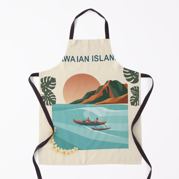 Item preview, Hawaii Vintage Travel Poster - Minimalist Tropical Island Art Print designed and sold by DuckOddity.