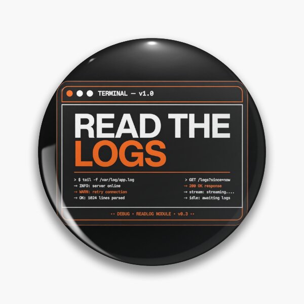 Item preview, Read The Logs First Cybersecurity Design Log Analysis designed and sold by cybertreat.