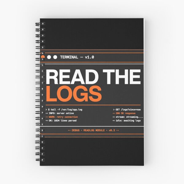 Item preview, Read The Logs First Cybersecurity Design Log Analysis designed and sold by cybertreat.