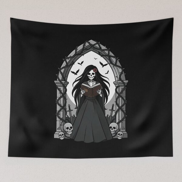 Item preview, Witch with a book designed and sold by MagelliShop.