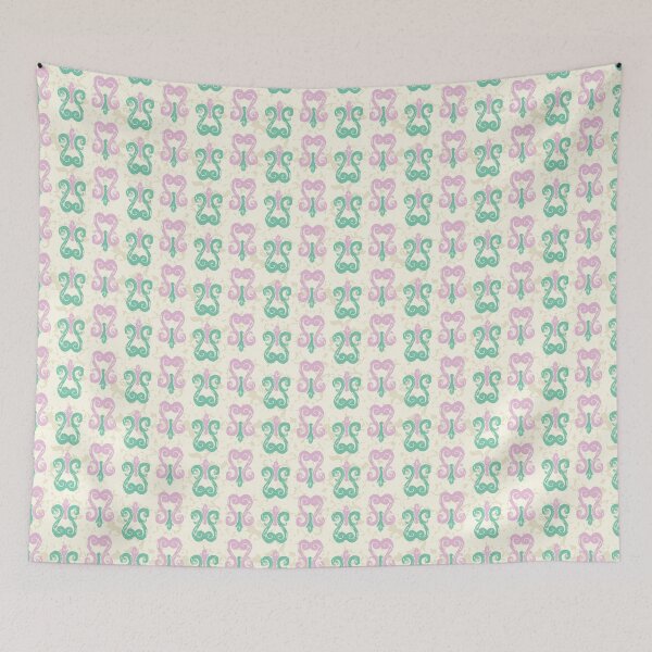 Item preview, Pink & Green Flourishes designed and sold by Digitalmyth's Designs.