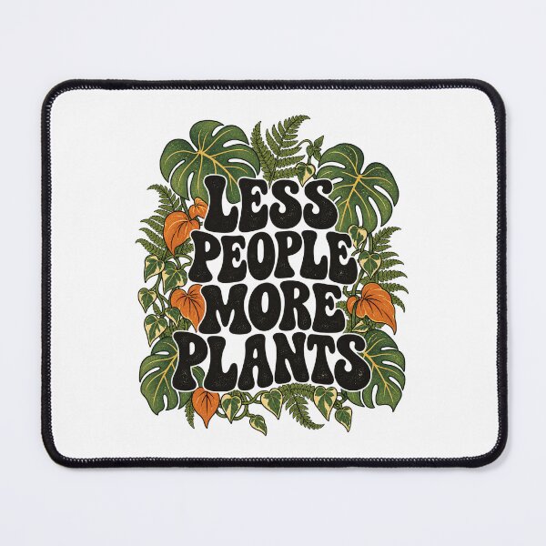 Item preview, Less People More Plants Vintage Botanical Introvert Design designed and sold by urbinet.