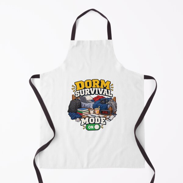 Item preview, Dorm Survival Mode On – Funny College Dorm Room Student Life Design designed and sold by Print-Mingle01.