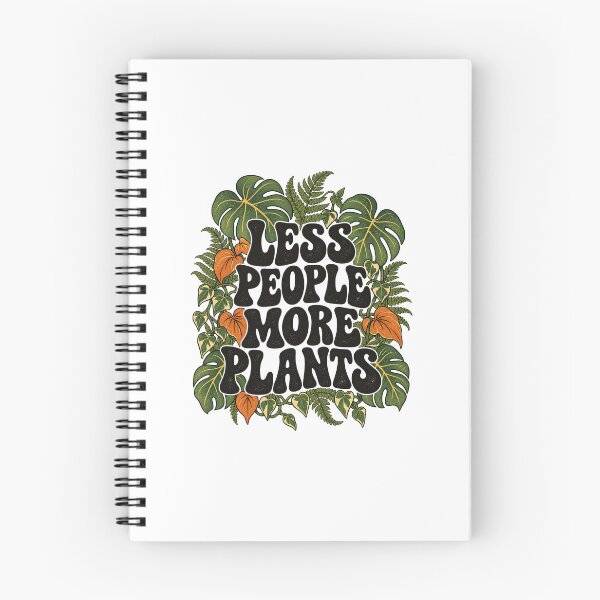 Item preview, Less People More Plants Vintage Botanical Introvert Design designed and sold by urbinet.
