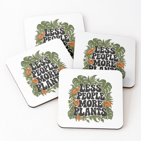 Item preview, Less People More Plants Vintage Botanical Introvert Design designed and sold by urbinet.