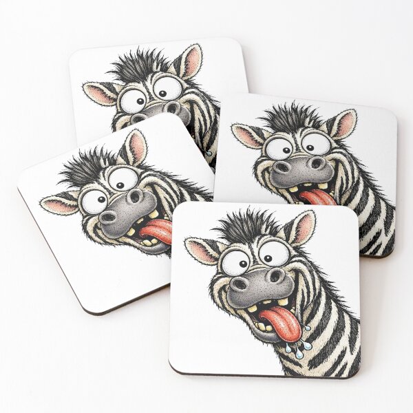 Item preview, Funny Zebra Cartoon – Crazy Zebra designed and sold by Sed94.