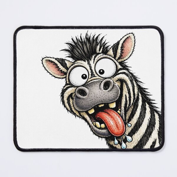 Item preview, Funny Zebra Cartoon – Crazy Zebra designed and sold by Sed94.