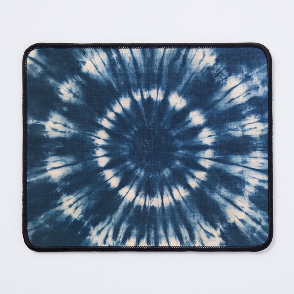 Item preview, Japanese Shibori Indigo Blue and White Mandala designed and sold by KsaveraArt.