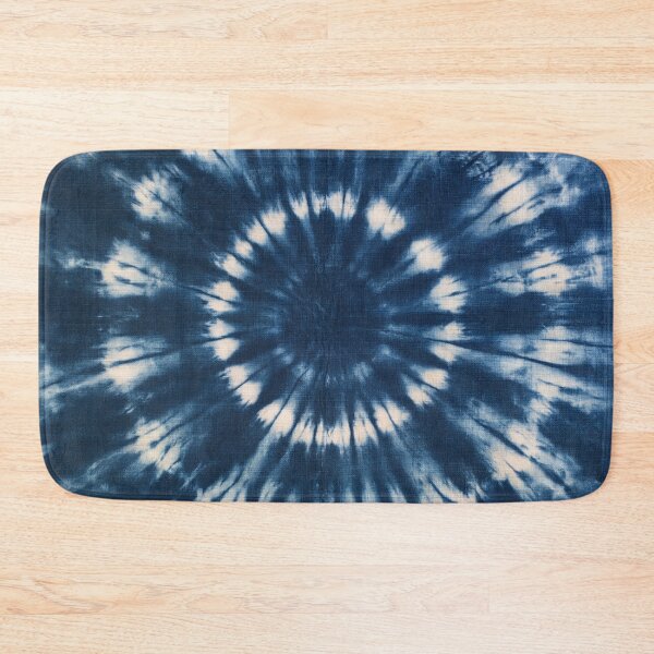 Item preview, Japanese Shibori Indigo Blue and White Mandala designed and sold by KsaveraArt.