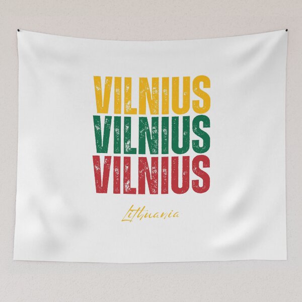 Item preview, Vilnius Lithuania, Vilnius souvenir designed and sold by Dressyourflag.