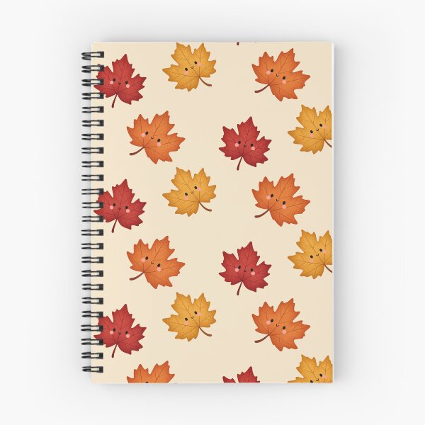 Item preview, Cute Maple Leaf Pattern – Smiling Fall Leaves Autumn Pattern designed and sold by SnugbugStudios.