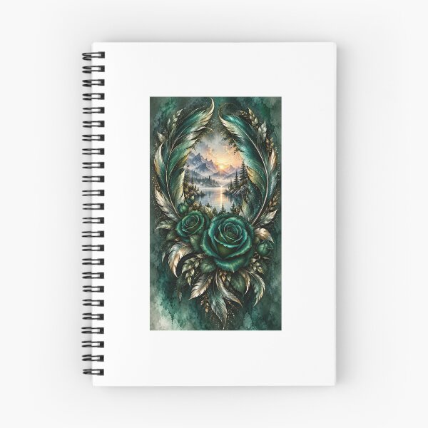 Item preview, Emerald Green Rose Botanical Art designed and sold by IrinaVisual.