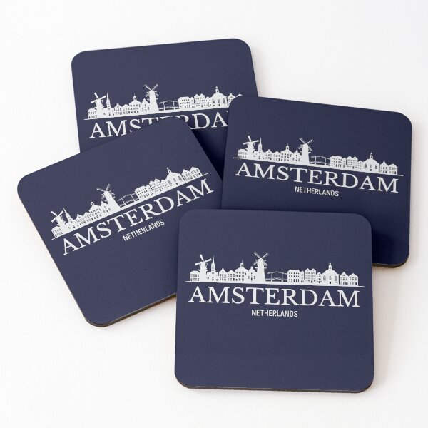 Item preview, Amsterdam skyline, Amsterdam, Netherlands designed and sold by Dressyourflag.